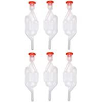 6 Piezas Válvula de Escape de fermentación- Airlock Fermentacion- Tubo de Fermentación para Alcohol- Válvula…
